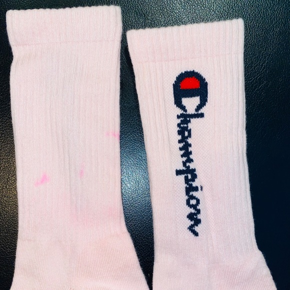 Pink champion long socks - Picture 2 of 3